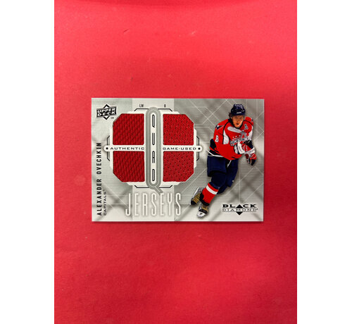UPPER DECK 2009-10 UPPER DECK BLACK DIAMOND ALEXANDER OVECHKIN QUAD JERSEYS