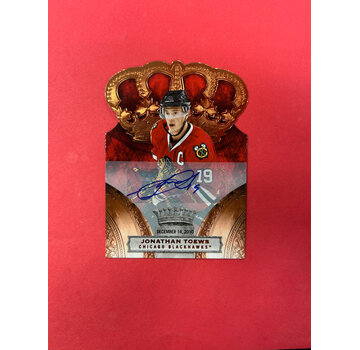 PANINI 2009-10 PANINI CROWN ROYALE JONATHAN TOEWS AUTO /100