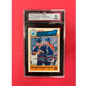 O-PEE-CHEE 1983-84 O-PEE-CHEE MESSIER/GRETZKY #23 KSA GRADED 8