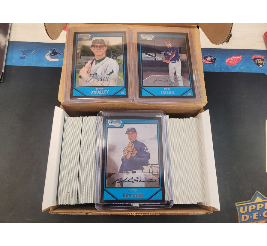 2007 BOWMAN CHROME BASEBALL PROSPECT SET BC1-BC220