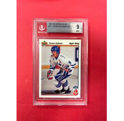 UPPER DECK 1991-92 UPPER DECK TEEMU SELANNE ROOKIE CARD BGS GRADED 9