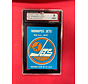 1979-80 O-PEE-CHEE WINNIPEG JETS TEAM LOGO CHECKLIST KSA GRADED 9