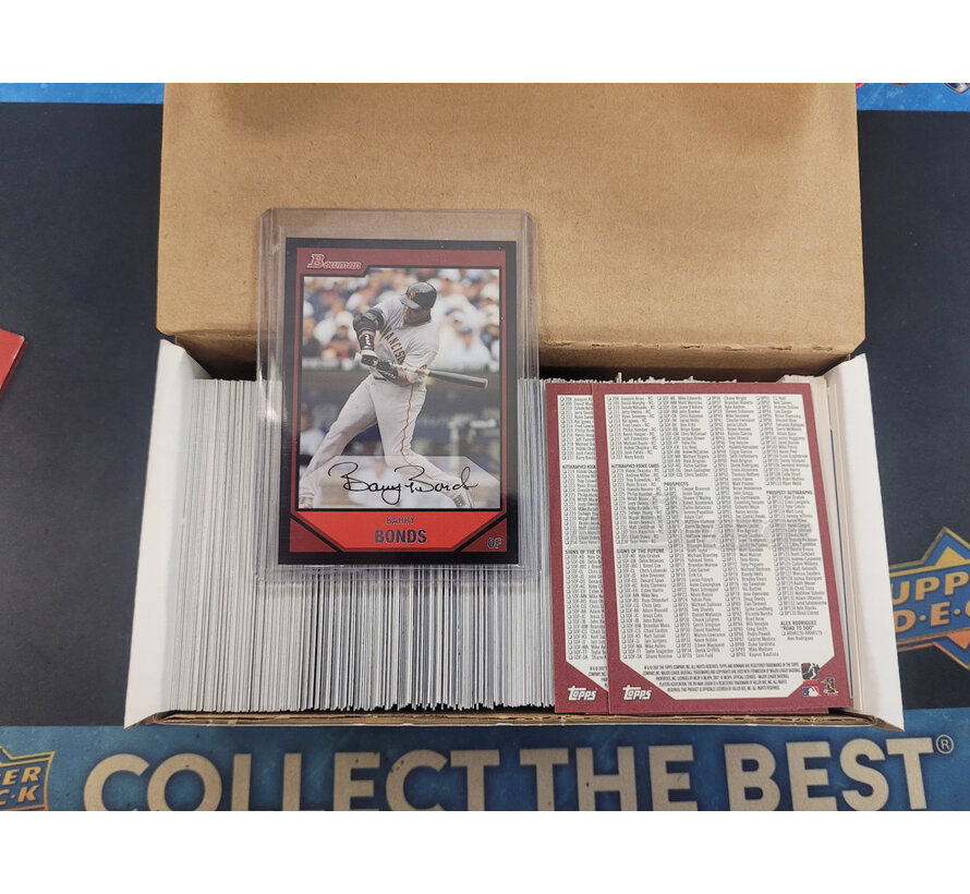2007 BOWMAN BASEBALL SET 1-200 & PROSPECTS BP1-BP100