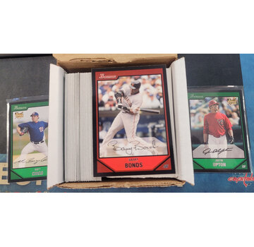 TOPPS 2007 BOWMAN DRAFT PICKS & PROSPECTS NEAR COMPLETE SET (164/165) MISSING FREDDIE FREEMAN + SP #237 BARRY BONDS