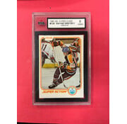 O-PEE-CHEE 1981-82 O-PEE-CHEE WAYNE GRETZKY IN ACTION #125 KSA GRADED 8