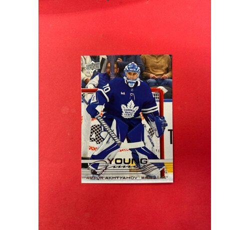 UPPER DECK 2025-26 UPPER DECK EXTENDED ARTUR AKHTYAMOV YOUNG GUNS