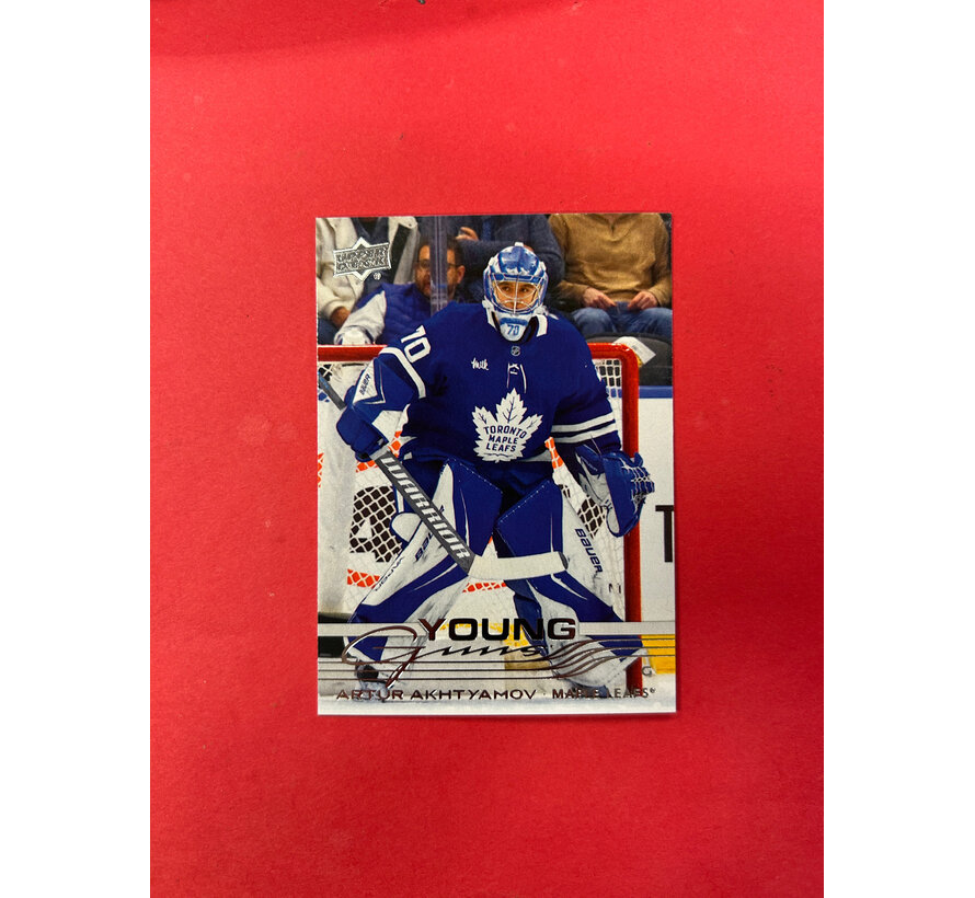 2025-26 UPPER DECK EXTENDED ARTUR AKHTYAMOV YOUNG GUNS