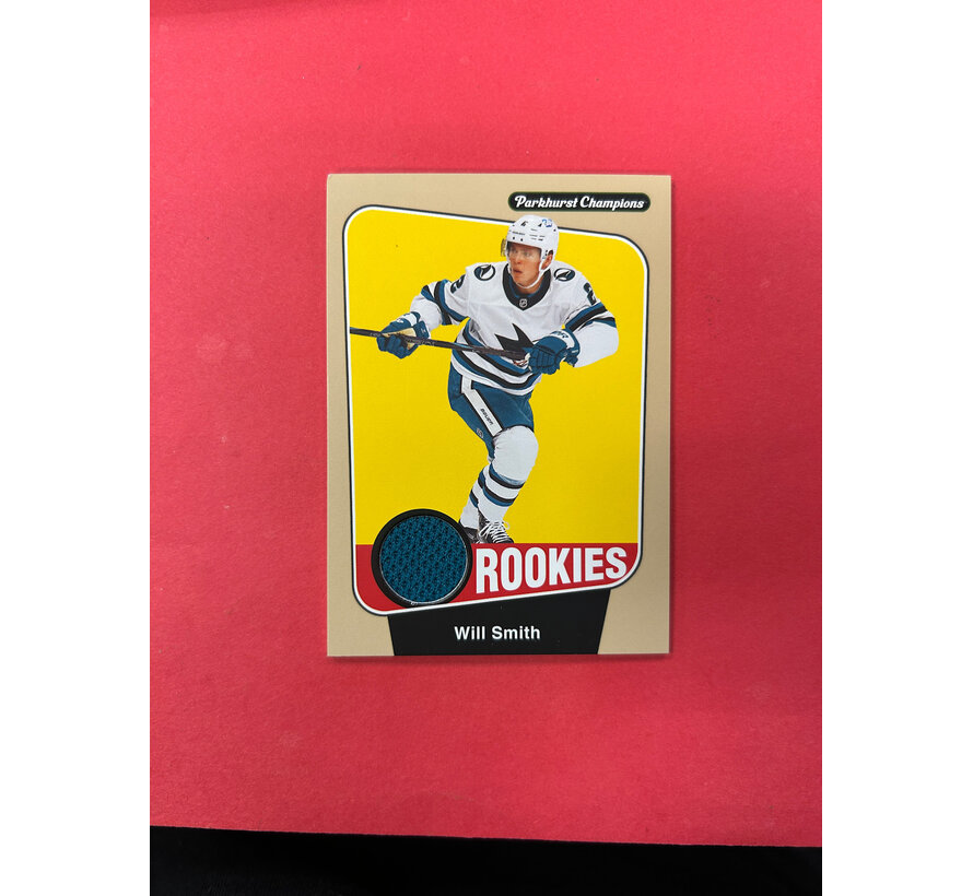 2024-25 UPPER DECK PARKHURST CHAMPIONS WILL SMITH ROOKIES JERSEY