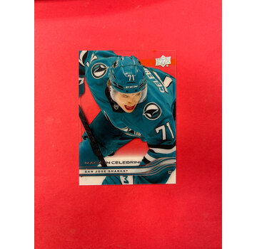 UPPER DECK 2025-26 UPPER DECK SERIES 1 MACKLIN CELEBRINI CLEAR CUT