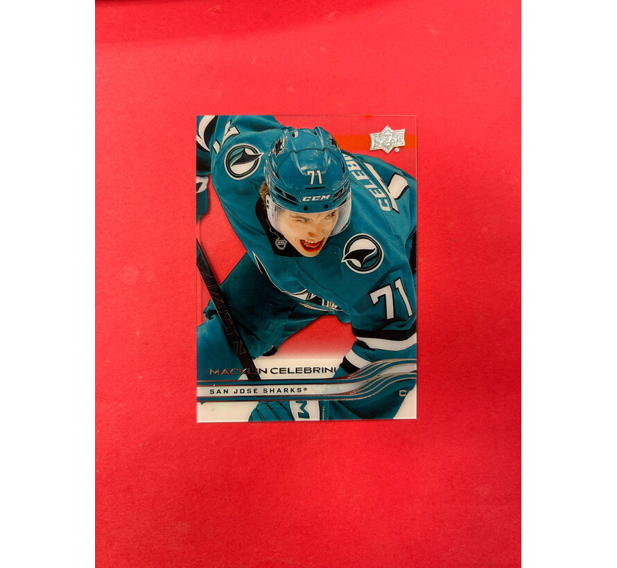 2025-26 UPPER DECK SERIES 1 MACKLIN CELEBRINI CLEAR CUT