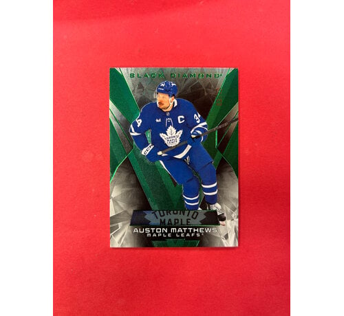 UPPER DECK 2025-26 UPPER DECK BLACK DIAMOND AUSTON MATTHEWS GREEN /10