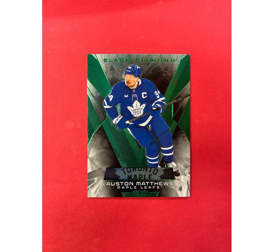 2025-26 UPPER DECK BLACK DIAMOND AUSTON MATTHEWS GREEN /10