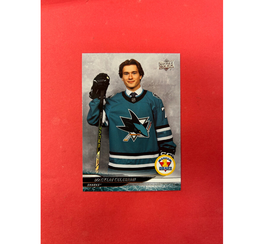 2024-25 UPPER DECK EXTENDED MACKLIN CELEBRINI 1ST DRAFT