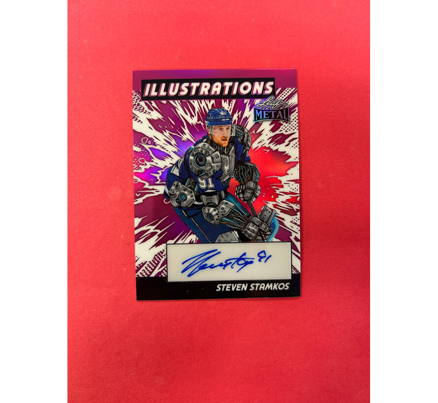 2026 LEAF METAL STEVEN STAMKOS ILLUSTRATIONS AUTO /6