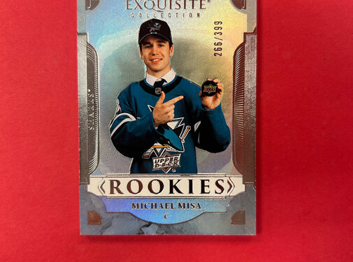 UPPER DECK 2025-26 UPPER DECK EXQUISITE MICHAEL MISA DRAFT ROOKIE /399