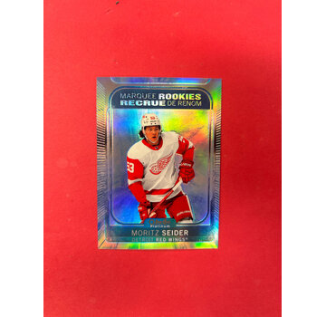 UPPER DECK 2021-22 OPC PLATINUM MORITZ SEIDER MARQUEE ROOKIES ARCTIC FREEZE /99