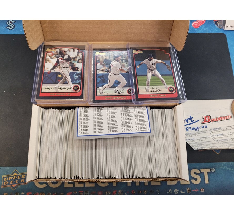 2003 BOWMAN BASEBALL COMPLETE BASE SET #1-330