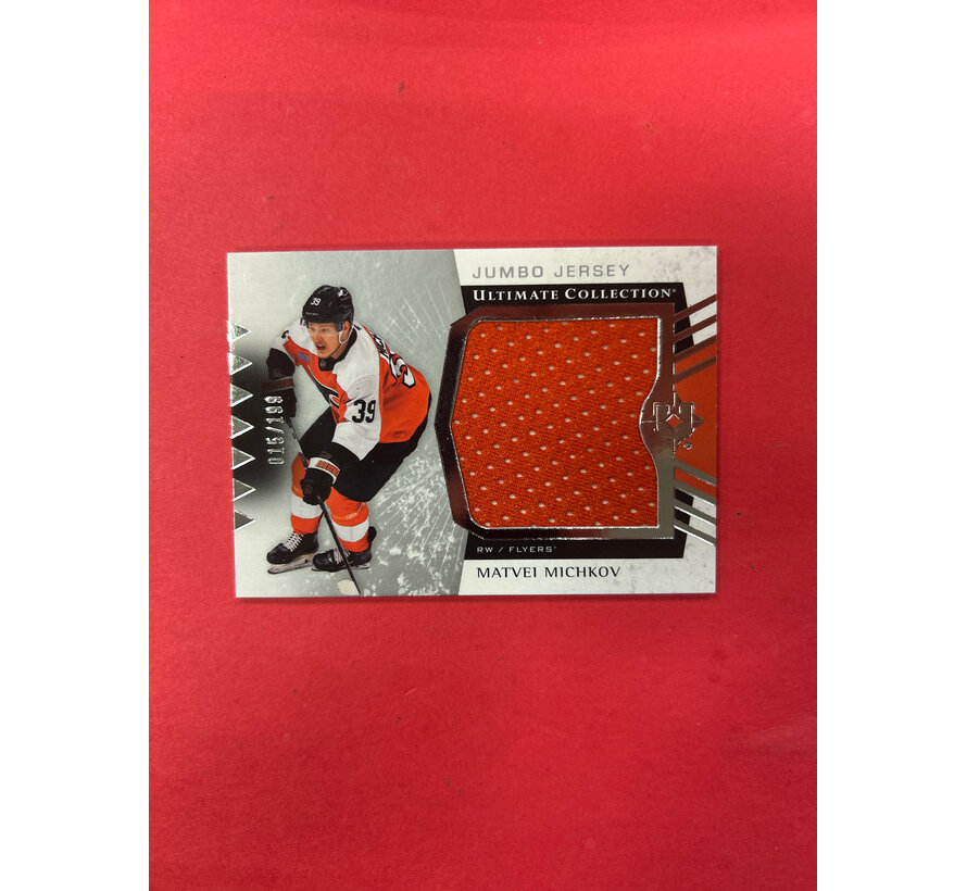 2025-26 UPPER DECK ULTIMATE MATVEI MICHKOV JUMBO JERSEY /199