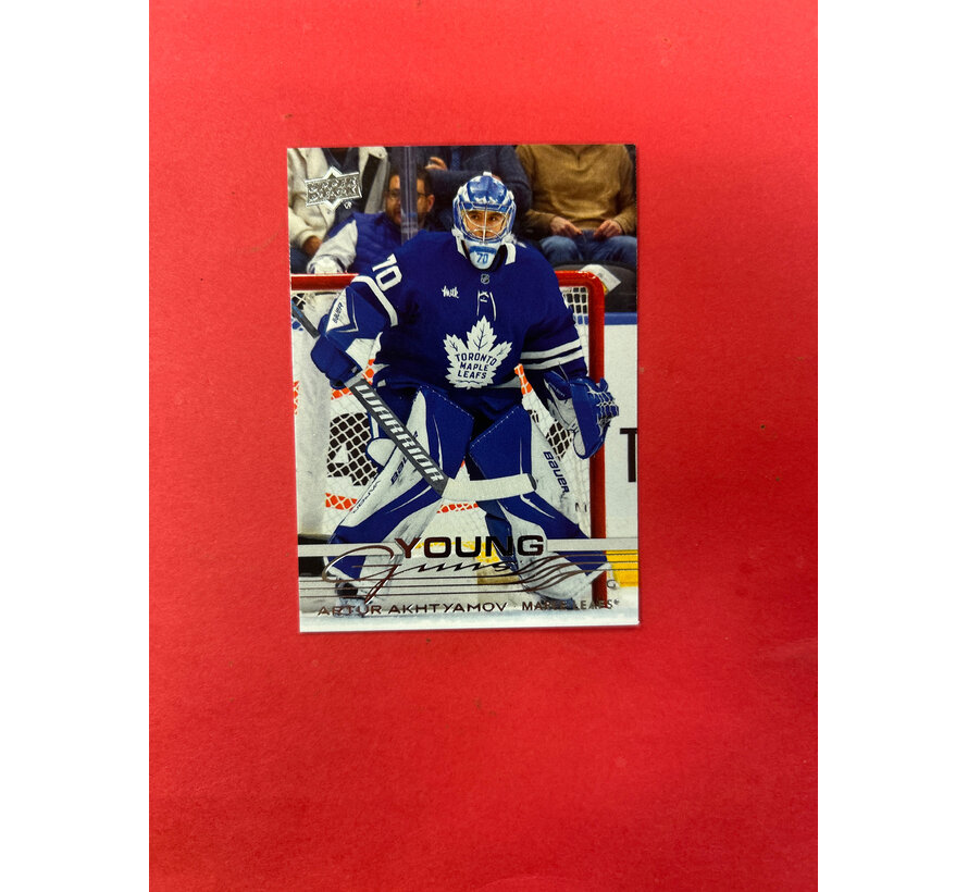 2025-26 UPPER DECK EXTENDED ARTUR AKHTYAMOV YOUNG GUNS