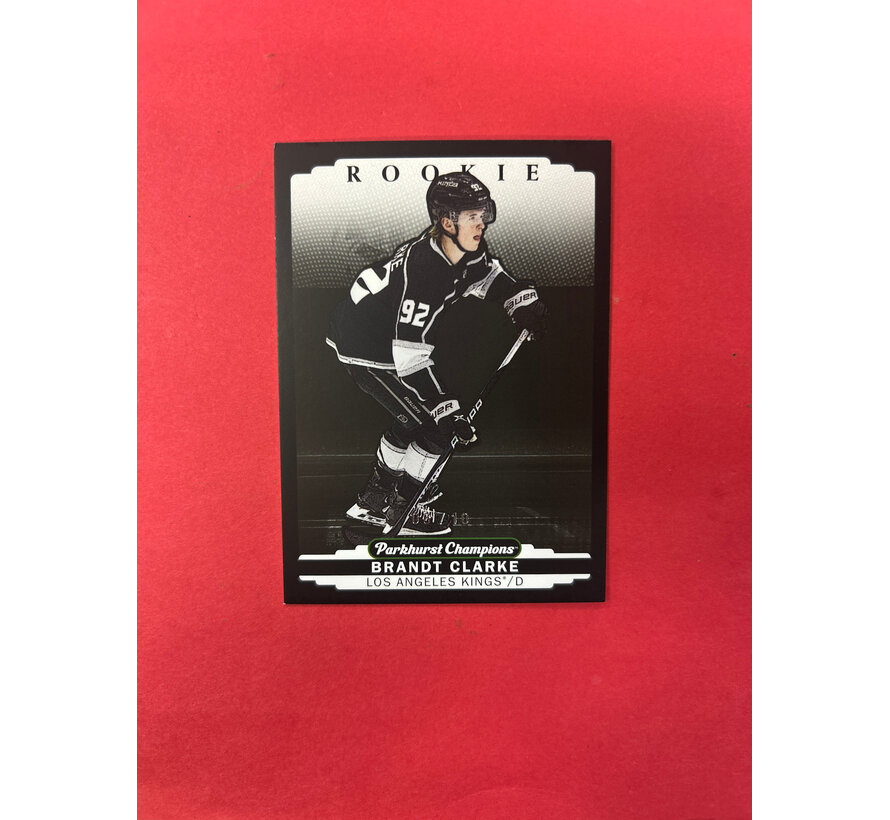 2022-23  PARKHURST CHAMPIONS BRANDT CLARKE ROOKIE BLACK /10