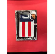 UPPER DECK 2025-26 UPPER DECK BLACK DIAMOND JACK HUGHES TEAM LOGO JUMBOS TEAM USA
