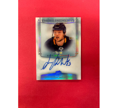 UPPER DECK 2019-20 UPPER DECK THE CUP SAM REINHART ENSHRIMENTS AUTOGRAPH /99