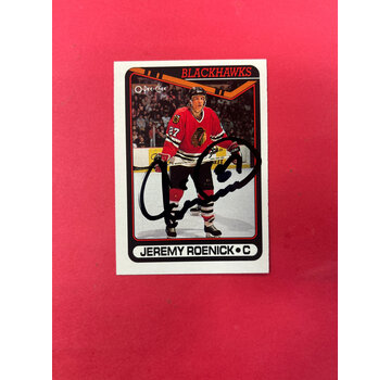 O-PEE-CHEE 1991 O-PEE-CHEE JEREMY ROENICK ROOKIE AUTOGRAPHED