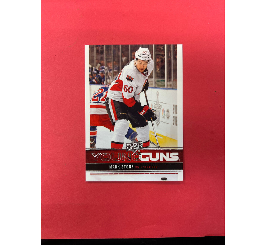 2012-13 UPPER DECK SERIES 1 MARK STONE YOUNG GUNS