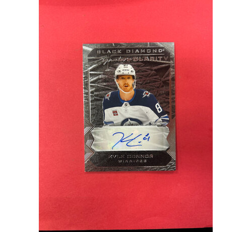 UPPER DECK 2025-26 UPPER DECK BLACK DIAMOND KYLE CONNOR SIGNATURE CLARITY