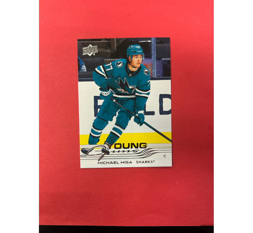 2025-26 UPPER DECK EXTENDED MICHAEL MISA YOUNG GUNS