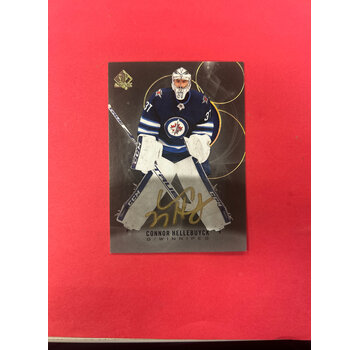 UPPER DECK 2020-21 SP AUTHENTIC CONNOR HELLEBUYCK LIMITED BLACK AUTO