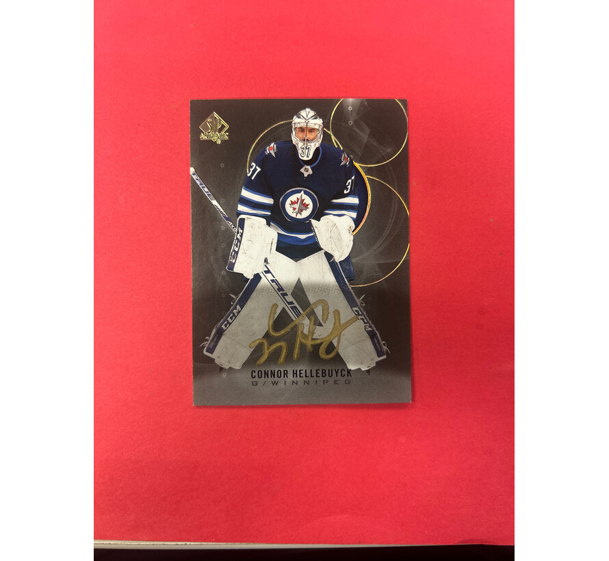 2020-21 SP AUTHENTIC CONNOR HELLEBUYCK LIMITED BLACK AUTO