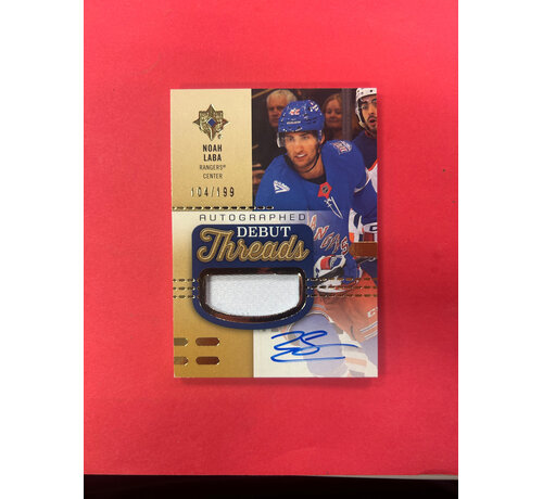 UPPER DECK 2025-26 UPPER DECK ULTIMATE NOAH LABA DEBUT THREADS /199
