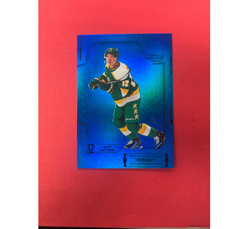 UPPER DECK 2025-26 SKYBOX METAL UNIVERSE MATT BOLDY BLUE PMG /50