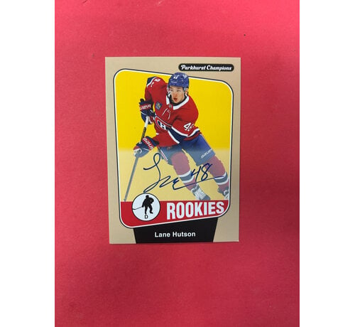 UPPER DECK 2024-25 PARKHURST CHAMPIONS LANE HUTSON ROOKIE AUTOGRAPHS
