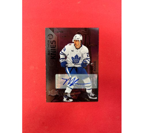 UPPER DECK 2023-24 METAL UNIVERSE MATTHEW KNIES ROOKIE AUTOGRAPH /399