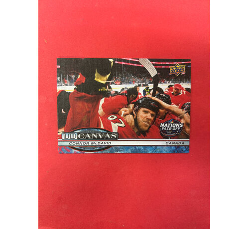 UPPER DECK 2025-26 UPPER DECK EXTENDED CONNOR MCDAVID UD CANVAS 4 NATIONS