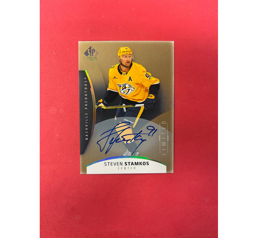2025-26 SP AUTHENTIC STEVEN STAMKOS LIMITED GOLD AUTOGRAPH