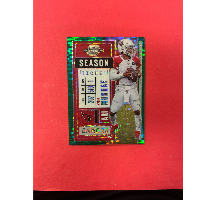 2020 PANINI CONTENDERS KYLER MURRAY GREEN PULSAR /27