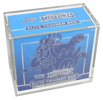 EVORETRO EVORETRO ACRYLIC CASE FOR POKEMON ELITE TRAINER BOX WITH MAGNETIC LID