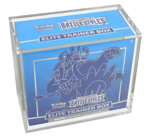 EVORETRO EVORETRO ACRYLIC CASE FOR POKEMON ELITE TRAINER BOX WITH MAGNETIC LID