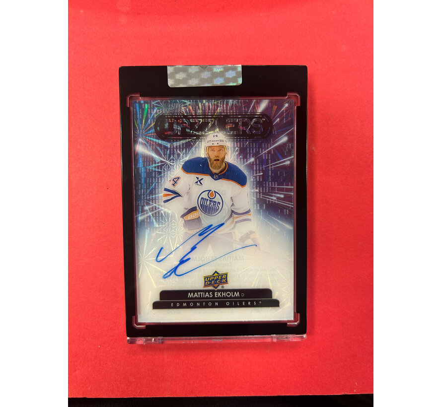 2025-26 UPPER DECK CLEAR CUT MATTIAS EKHOLM DAZZLERS AUTOGRAPH