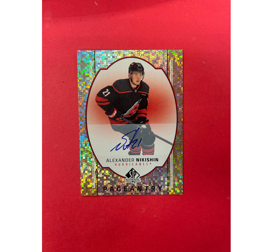 2025-26 SP AUTHENTIC ALEXANDER NIKISHIN PAGEANTRY AUTO