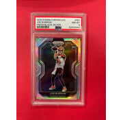 PANINI 2020 PANINI CHRONICLES JOE BURROW PRIZM BLACK SILVER ROOKIE PSA GRADED 8