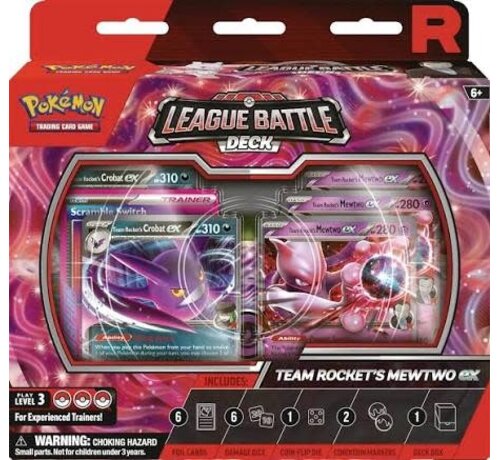 POKEMON POKEMON EX LEAGUE BATTLE DECK TEAM ROCKETS MEWTWO EX
