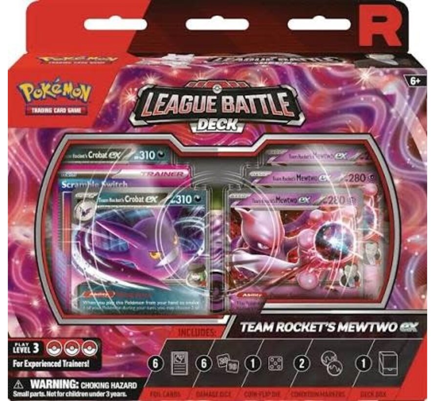POKEMON EX LEAGUE BATTLE DECK TEAM ROCKETS MEWTWO EX