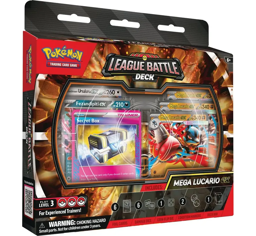 POKEMON EX LEAGUE BATTLE DECK MEGA LUCARIO EX
