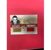 IN THE GAME 2006 IN THE GAME JACQUES PLANTE STICK AND JERSEY