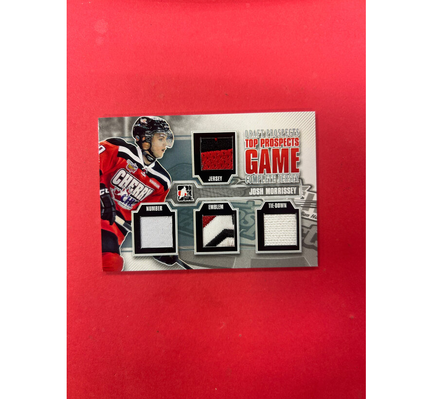2013 IN THE GAME JOSH MORRISSEY COMPLETE JERSEY