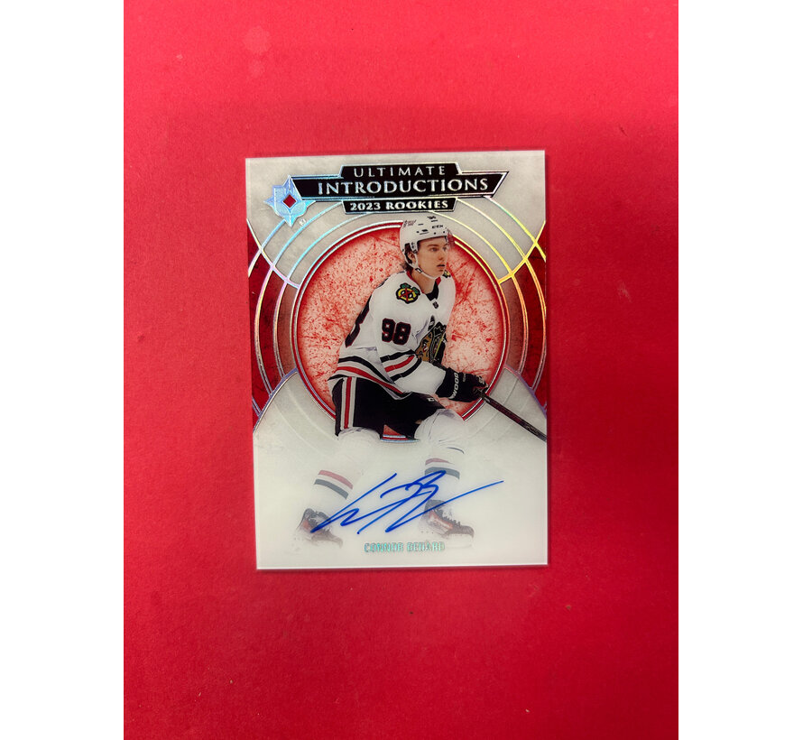 2023-24 UPPER DECK ULTIMATE CONNOR BEDARD ULTIMATE INTRODUCTIONS AUTOGRAPH